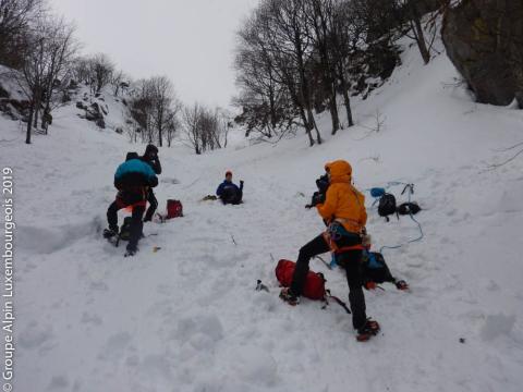 alpinisme hivernal dans les Vosges
